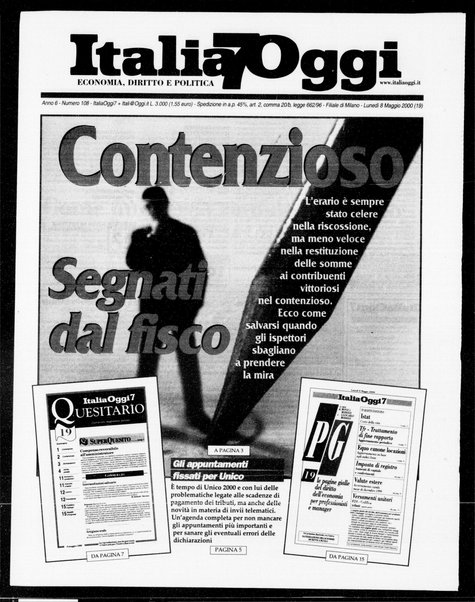 Italia oggi : quotidiano di economia finanza e politica